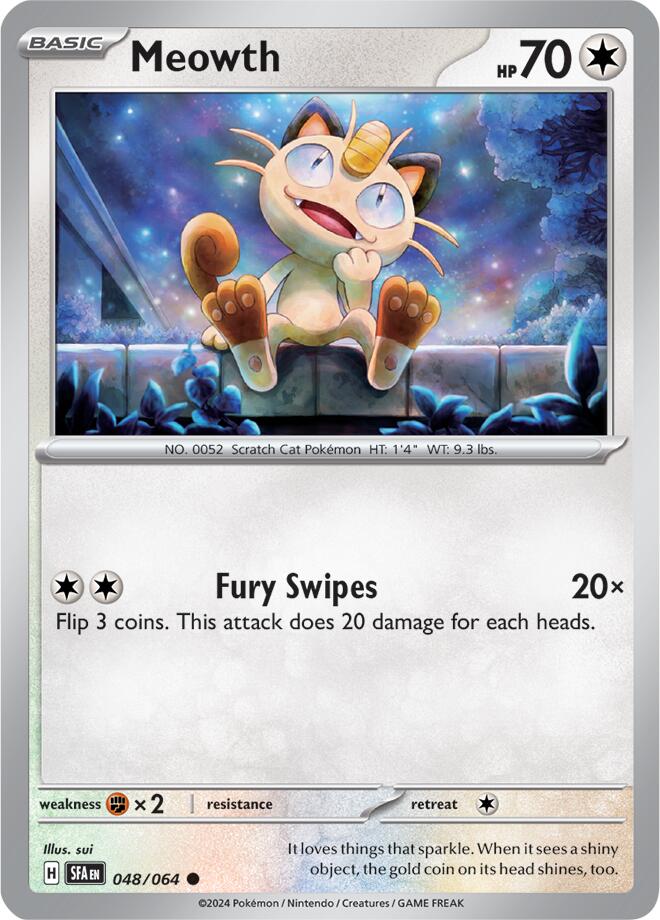 Meowth (048/064) [Scarlet & Violet: Shrouded Fable] Reverse Holofoil