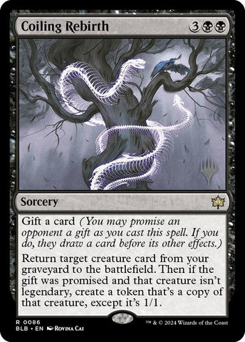 Coiling Rebirth (Promo Pack) [Bloomburrow Promos] Foil