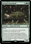 Fecund Greenshell (Promo Pack) [Bloomburrow Promos] Foil