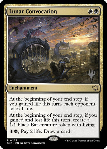 Lunar Convocation (Promo Pack) [Bloomburrow Promos] Foil