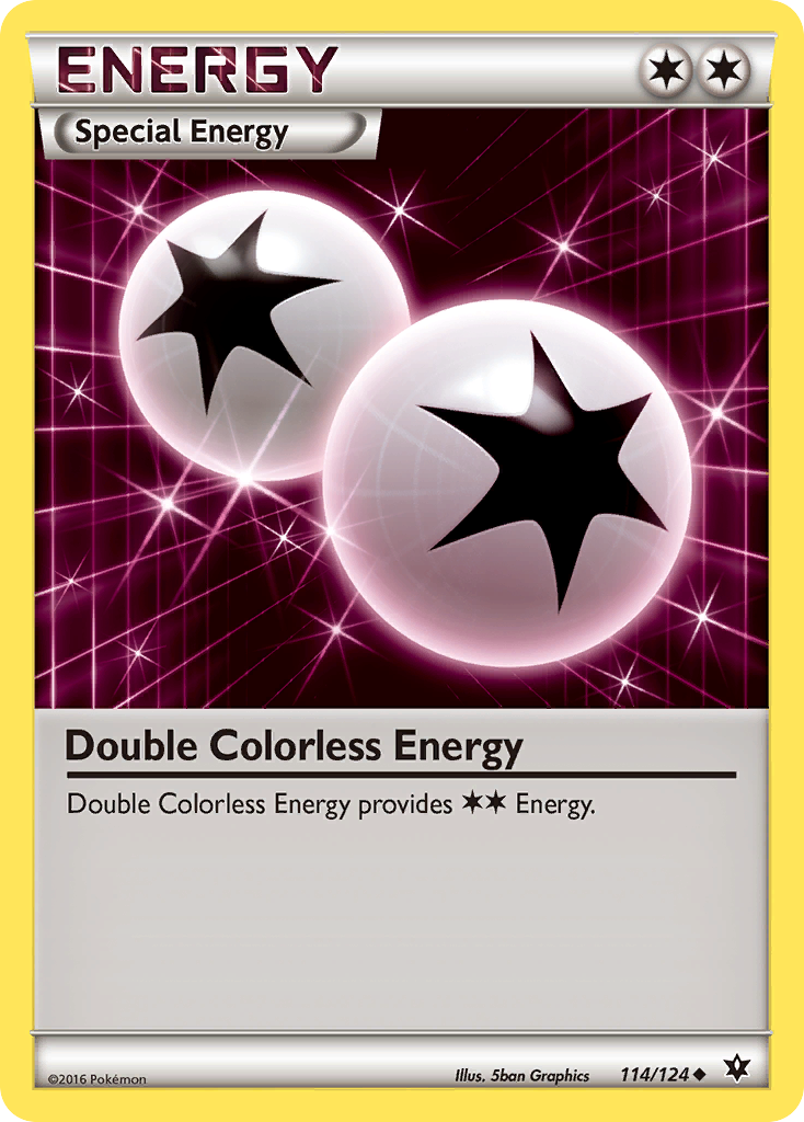 Double Colorless Energy (114/124) [XY: Fates Collide] Reverse Holofoil