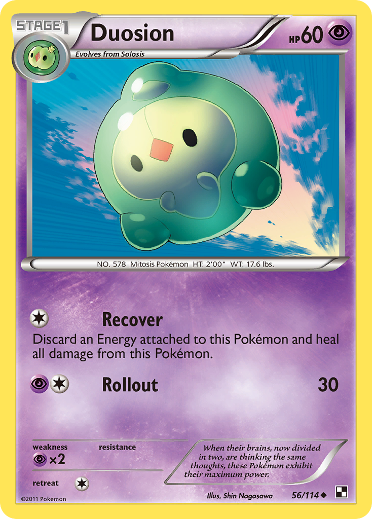 Duosion (56/114) [Black & White: Base Set] Reverse Holofoil