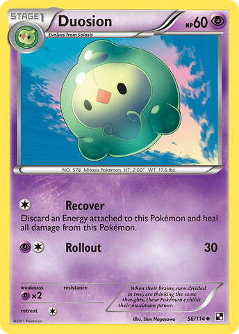 Duosion (56/114) [Black & White: Base Set] Reverse Holofoil