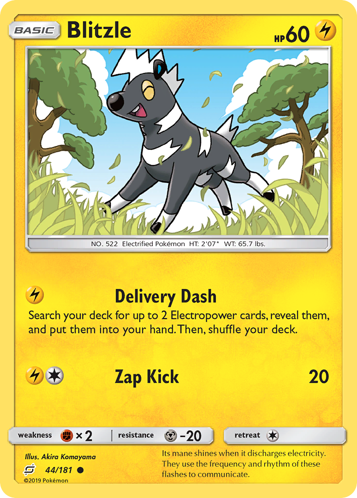 Blitzle (44/181) [Sun & Moon: Team Up] Reverse Holofoil