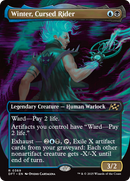 Winter, Cursed Rider (Borderless) [Aetherdrift] Foil