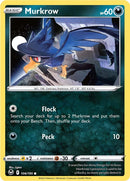 Murkrow (106/195) [Sword & Shield: Silver Tempest] Reverse Holofoil