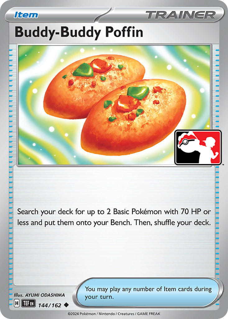 Buddy-Buddy Poffin (144/162) [Prize Pack Series Five] Holofoil