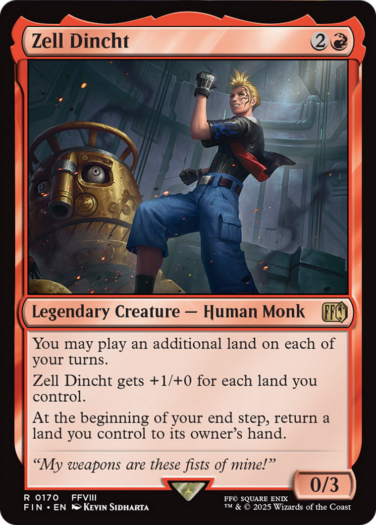 Zell Dincht [FINAL FANTASY] Foil