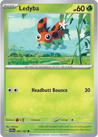 Ledyba (002/142) [Scarlet & Violet: Stellar Crown] Reverse Holofoil