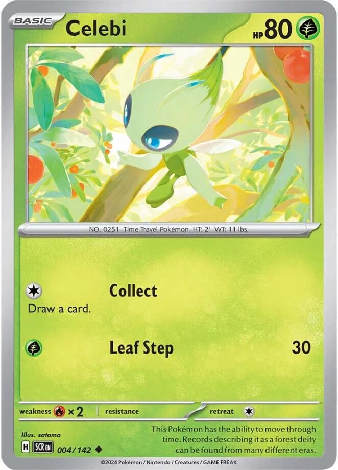 Celebi (004/142) [Scarlet & Violet: Stellar Crown] Reverse Holofoil