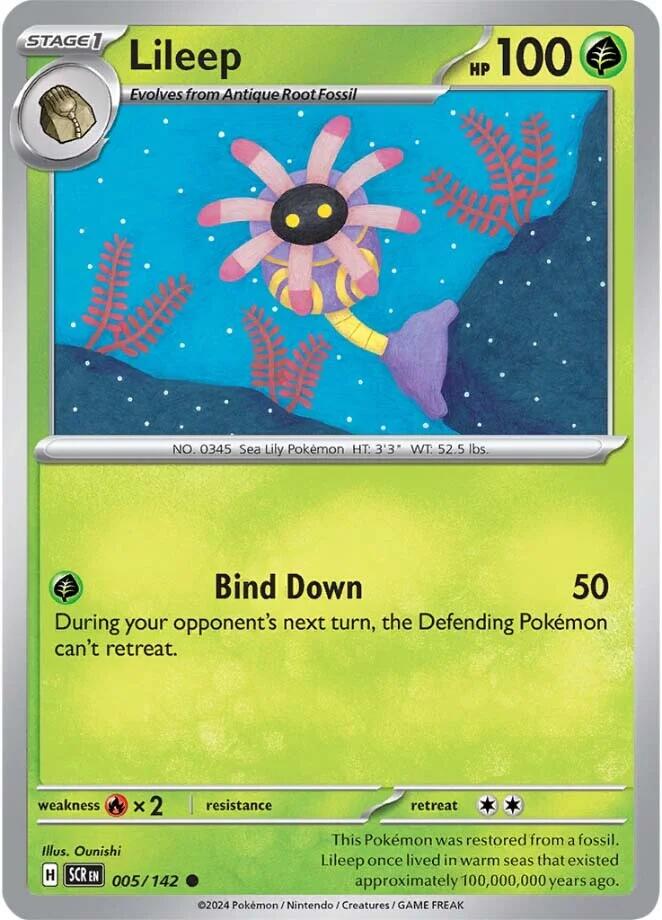 Lileep (005/142) [Scarlet & Violet: Stellar Crown] Reverse Holofoil