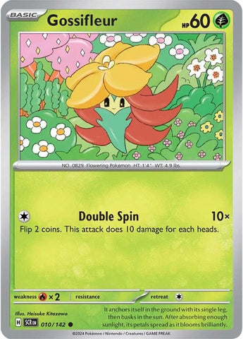 Gossifleur (010/142) [Scarlet & Violet: Stellar Crown] Reverse Holofoil