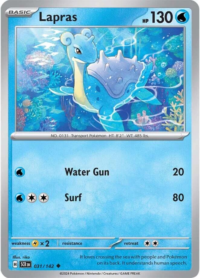Lapras (031/142) [Scarlet & Violet: Stellar Crown] Reverse Holofoil