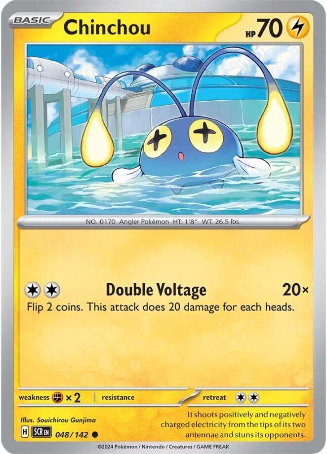 Chinchou (048/142) [Scarlet & Violet: Stellar Crown] Reverse Holofoil