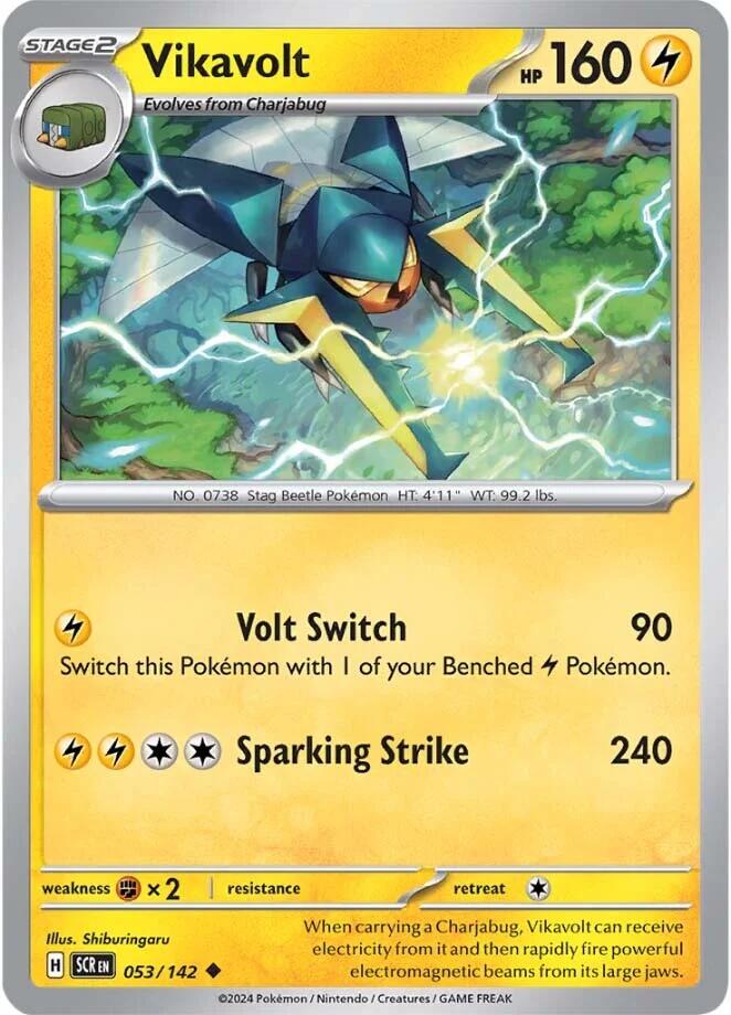 Vikavolt (053/142) [Scarlet & Violet: Stellar Crown] Reverse Holofoil