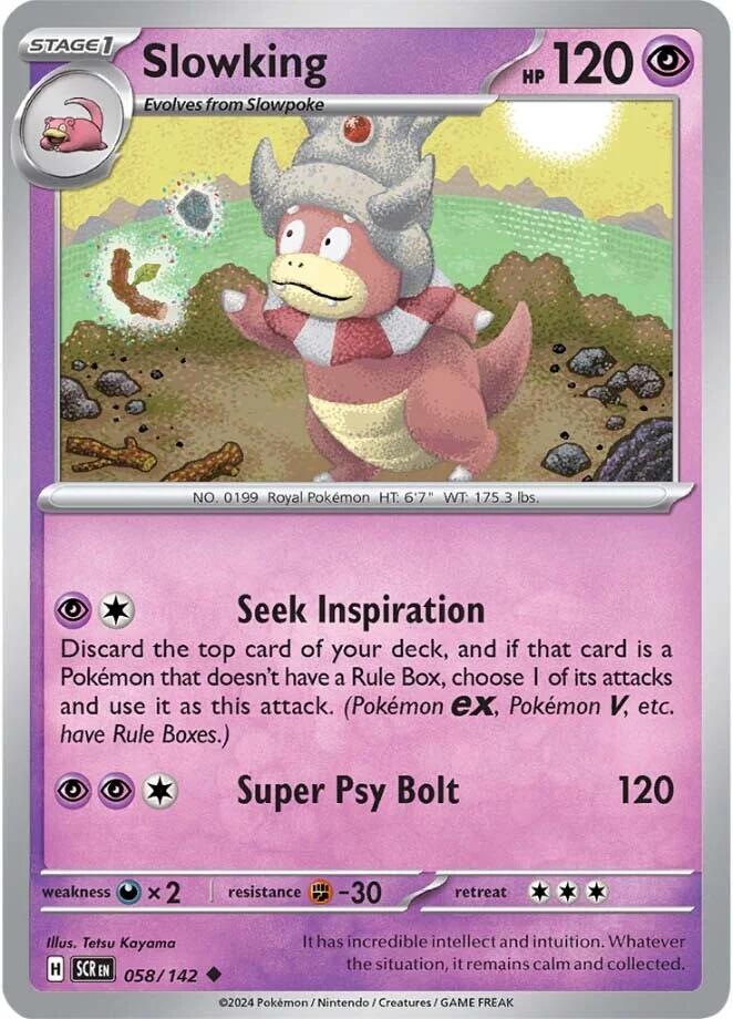 Slowking (058/142) [Scarlet & Violet: Stellar Crown] Reverse Holofoil