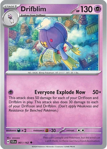 Drifblim (061/142) [Scarlet & Violet: Stellar Crown] Reverse Holofoil