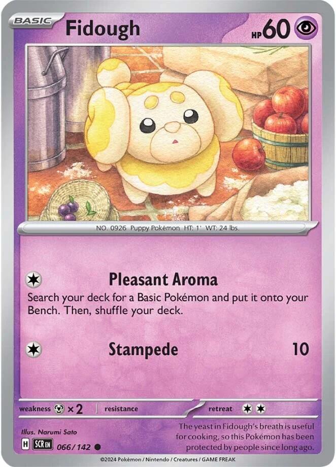 Fidough (066/142) [Scarlet & Violet: Stellar Crown] Reverse Holofoil