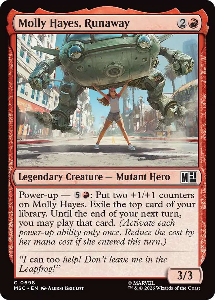 Molly Hayes, Runaway [Marvel Super Heroes Commander] Foil