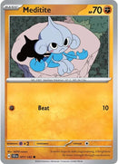 Meditite (077/142) [Scarlet & Violet: Stellar Crown] Reverse Holofoil