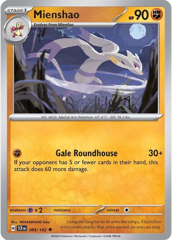 Mienshao (084/142) [Scarlet & Violet: Stellar Crown] Reverse Holofoil