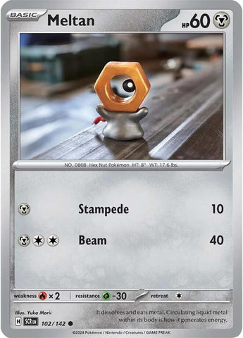 Meltan (102/142) [Scarlet & Violet: Stellar Crown] Reverse Holofoil