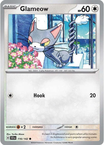 Glameow (116/142) [Scarlet & Violet: Stellar Crown] Reverse Holofoil