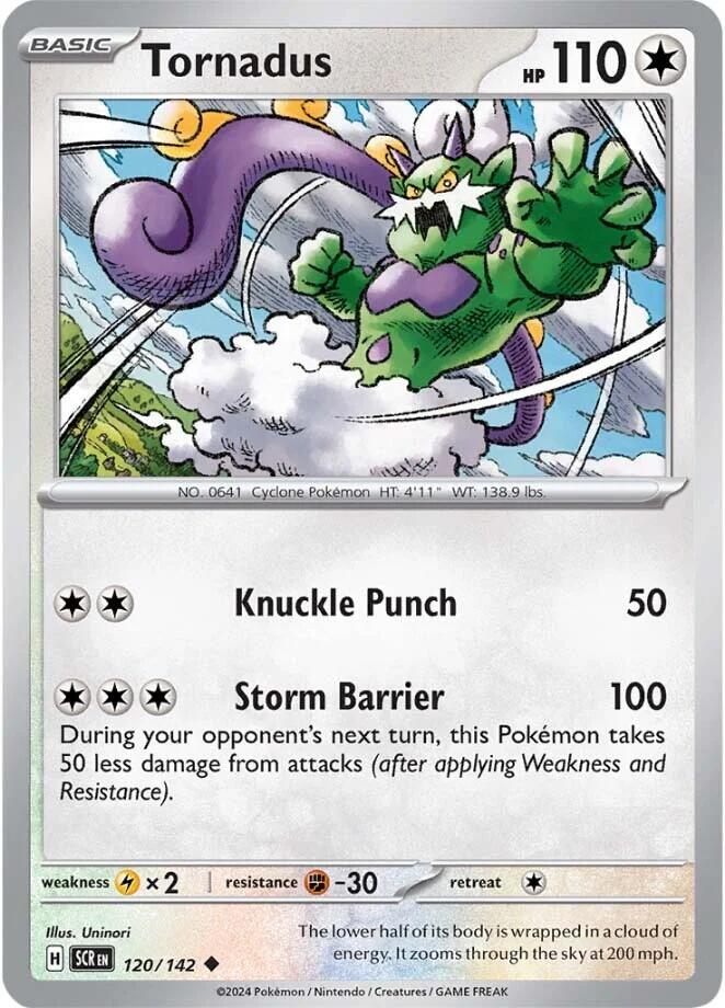 Tornadus (120/142) [Scarlet & Violet: Stellar Crown] Reverse Holofoil