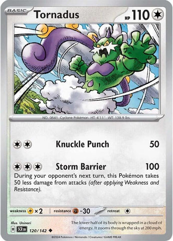 Tornadus (120/142) [Scarlet & Violet: Stellar Crown] Reverse Holofoil