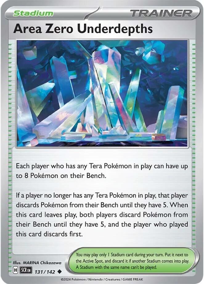 Area Zero Underdepths (131/142) [Scarlet & Violet: Stellar Crown] Reverse Holofoil