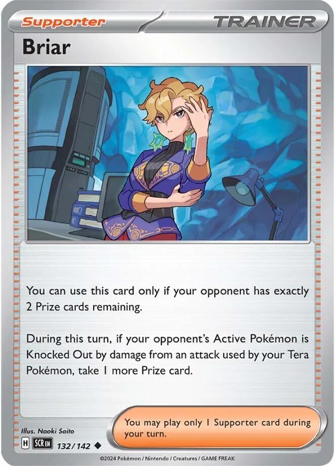 Briar (132/142) [Scarlet & Violet: Stellar Crown] Reverse Holofoil