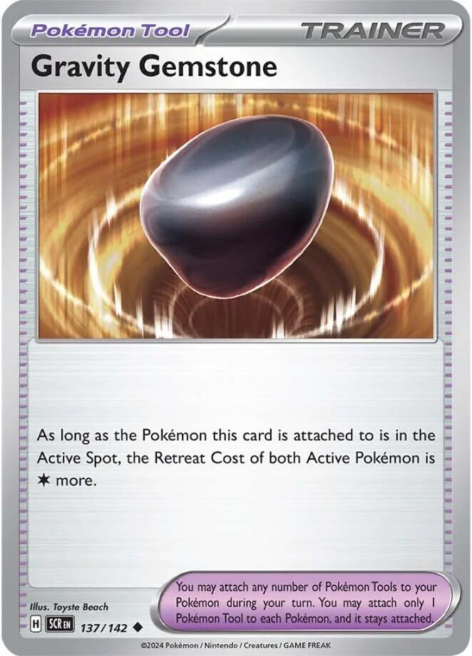 Gravity Gemstone (137/142) [Scarlet & Violet: Stellar Crown] Reverse Holofoil