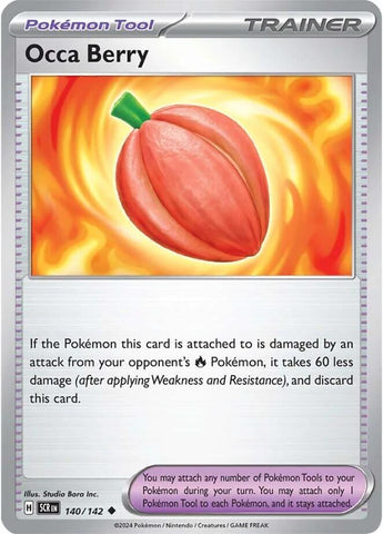 Occa Berry (140/142) [Scarlet & Violet: Stellar Crown] Reverse Holofoil