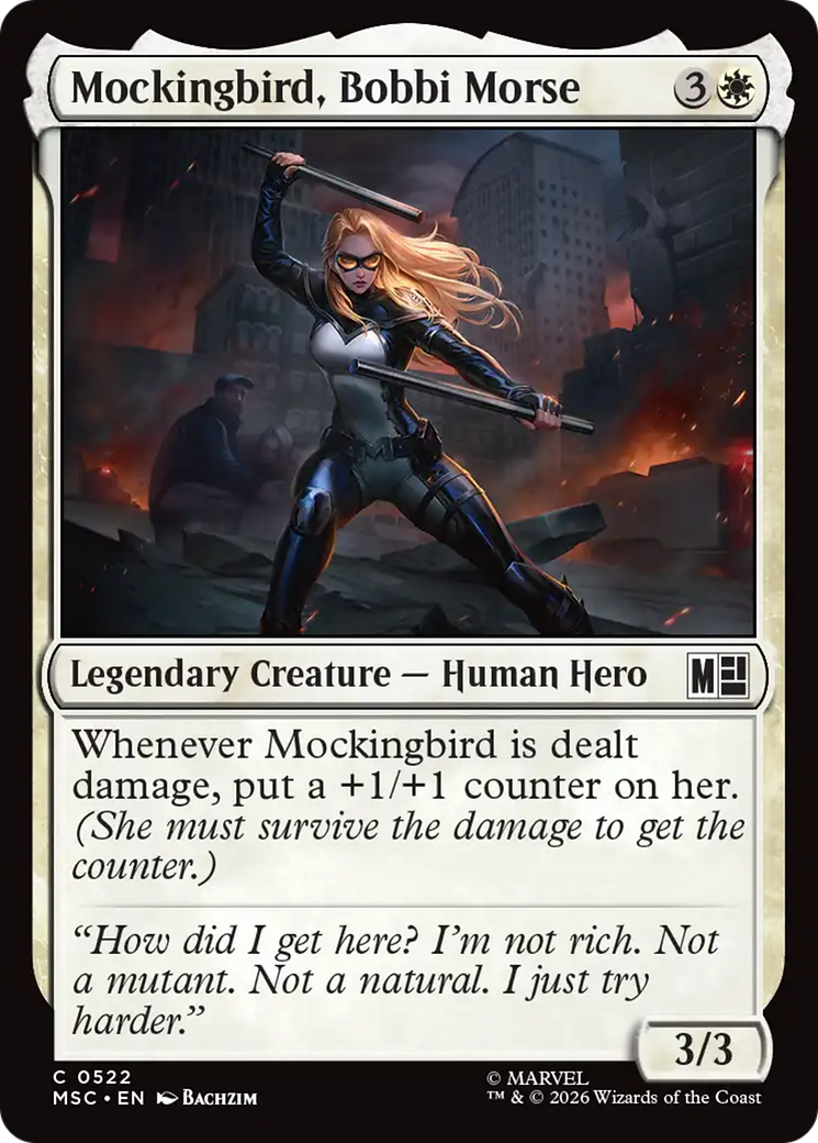Mockingbird, Bobbi Morse (0522) [Marvel Super Heroes Commander] Foil
