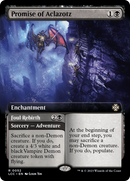 Promise of Aclazotz // Foul Rebirth (Extended Art) [The Lost Caverns of Ixalan Commander] Foil