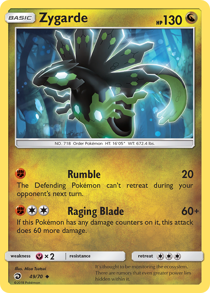 Zygarde (49/70) [Sun & Moon: Dragon Majesty] Reverse Holofoil