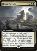 Doom Foretold (Extended Art) [Throne of Eldraine] Foil