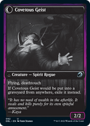 Covert Cutpurse // Covetous Geist [Innistrad: Double Feature] Foil