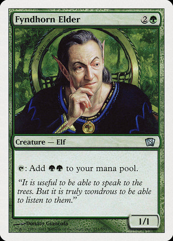 Fyndhorn Elder [Eighth Edition] Foil