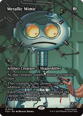 Metallic Mimic (Borderless) [Teenage Mutant Ninja Turtles Eternal-Legal] Foil