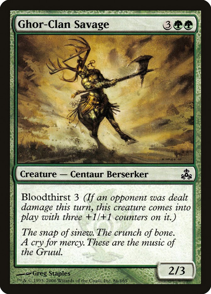 Ghor-Clan Savage [Guildpact] Foil