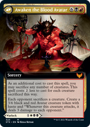 Extus, Oriq Overlord // Awaken the Blood Avatar (Extended Art) [Strixhaven: School of Mages] Foil