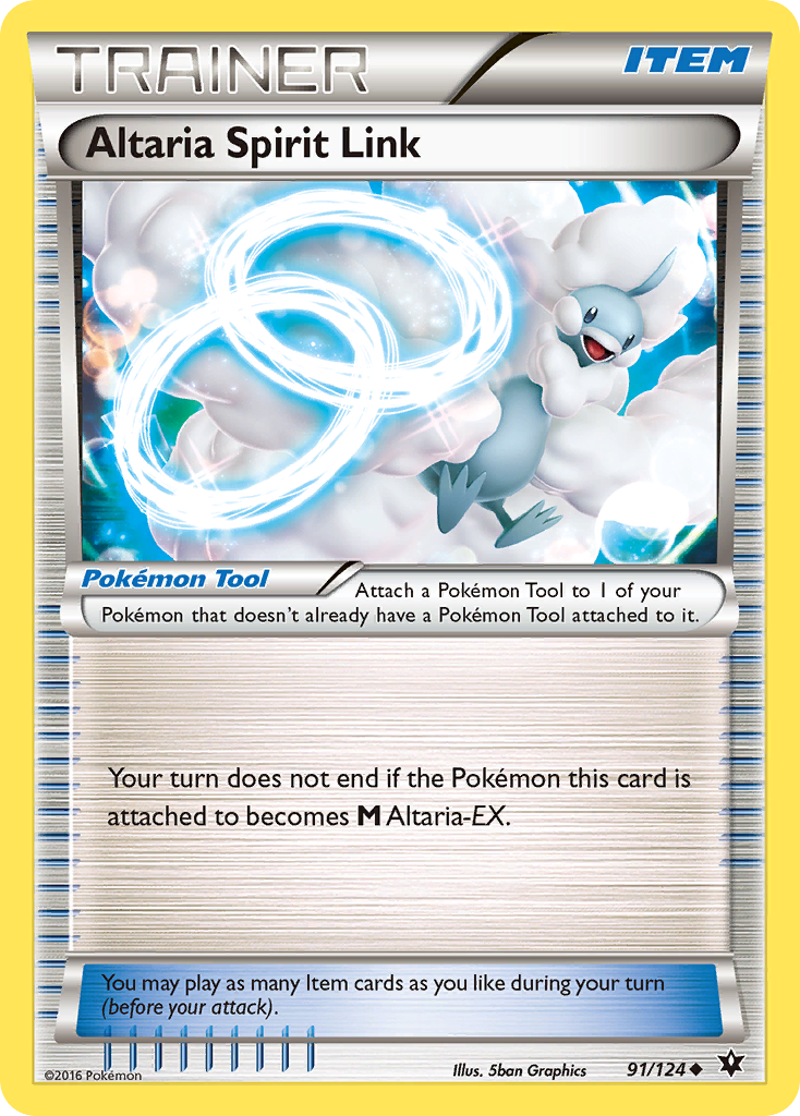 Altaria Spirit Link (91/124) [XY: Fates Collide] Reverse Holofoil