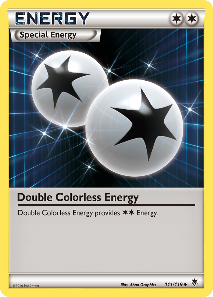 Double Colorless Energy (111/119) [XY: Phantom Forces] Reverse Holofoil
