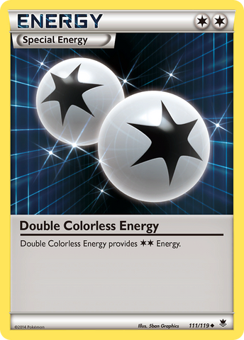 Double Colorless Energy (111/119) [XY: Phantom Forces] Reverse Holofoil