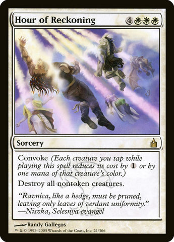 Hour of Reckoning [Ravnica: City of Guilds] Foil