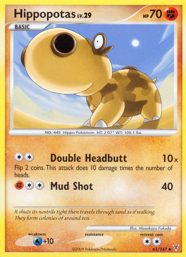 Hippopotas (61/147) [Platinum: Supreme Victors] Reverse Holofoil