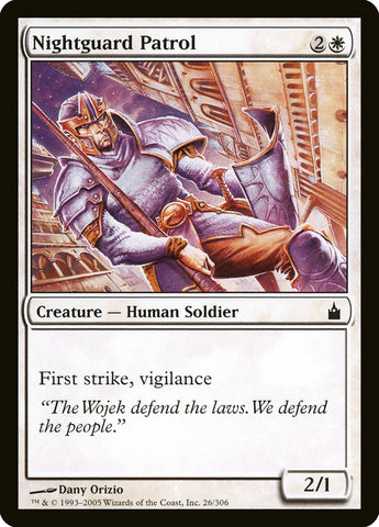 Nightguard Patrol [Ravnica: City of Guilds] Foil