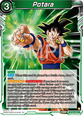 Potara (BT26-088) [Ultimate Advent] Parallel Foil