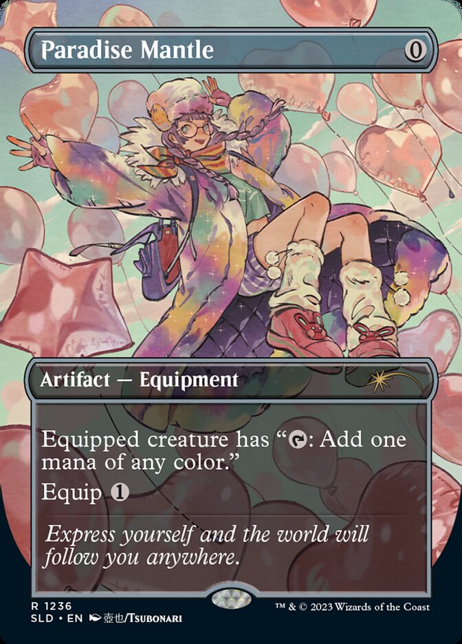Paradise Mantle (Borderless) [Secret Lair Drop Series] Foil
